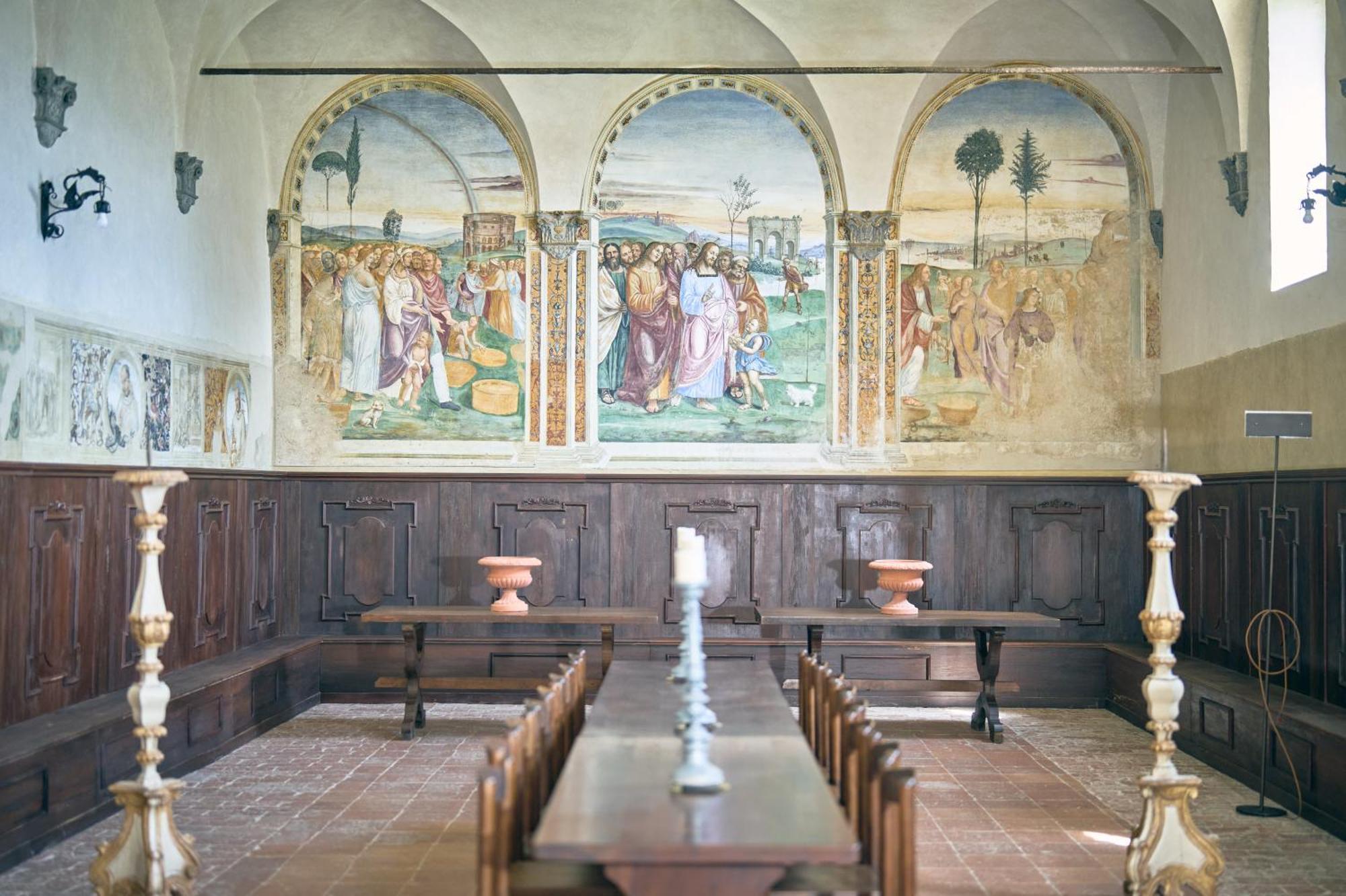 Monastero Sant'Anna In Camprena Villa Pienza Eksteriør bilde